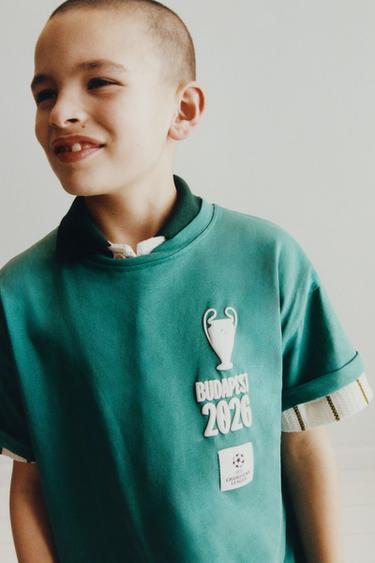 TRIČKO S POTISKEM UEFA CHAMPIONS LEAGUE ® - Zelená od Zara