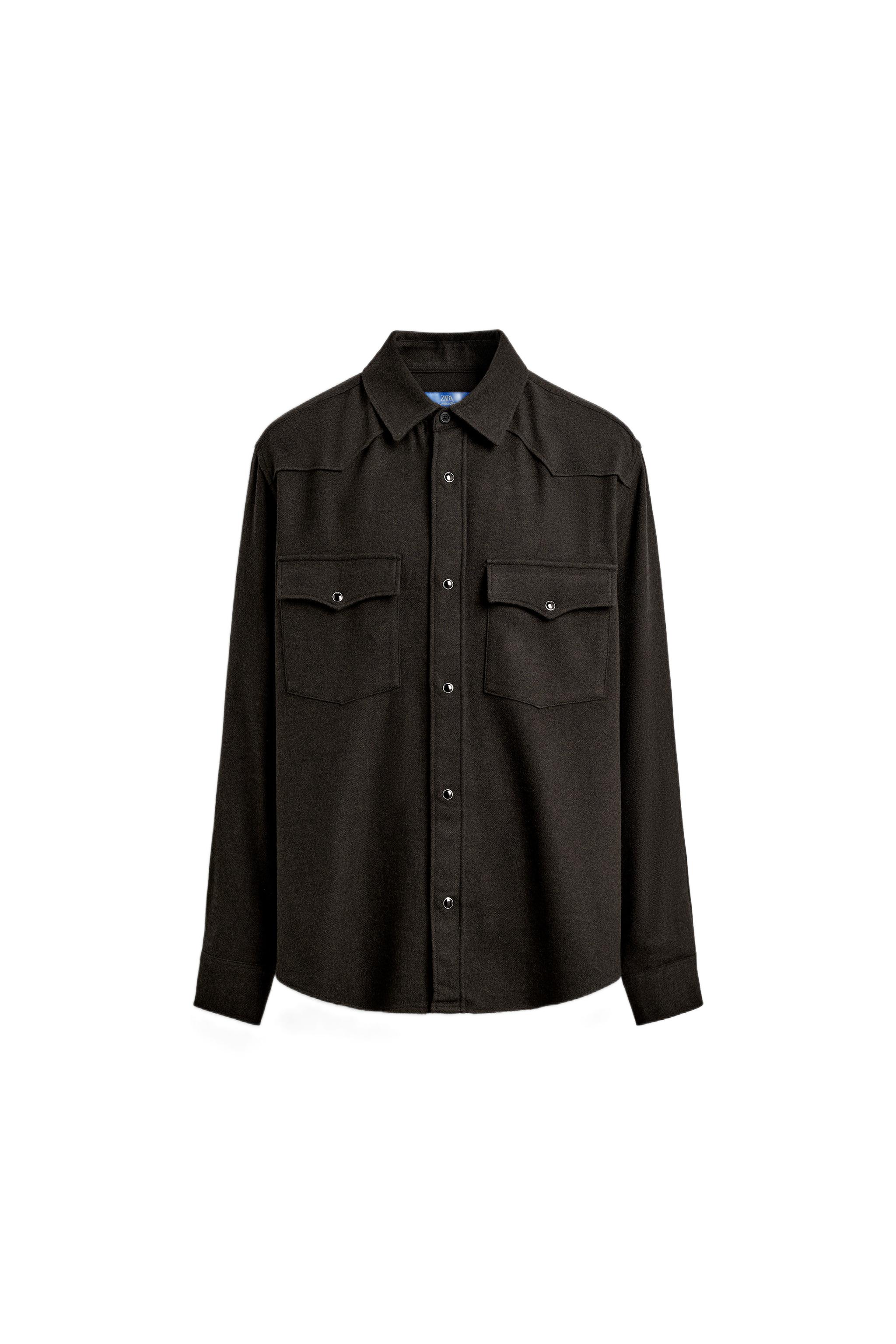 WESTERN SHIRT WITH WOOL AARON LEVINE X ZARA