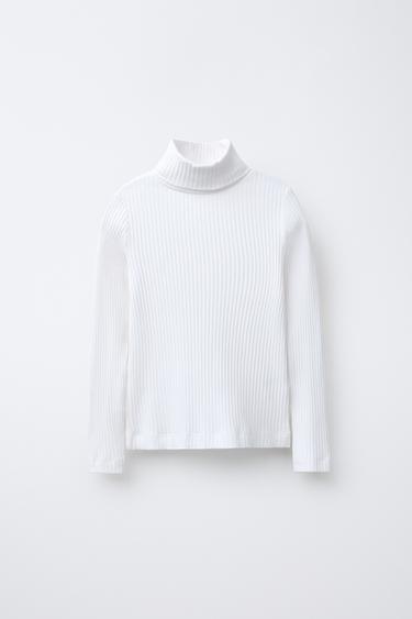 PLAYERA CANALÉ CUELLO CON VUELTA - Blanco de Zara
