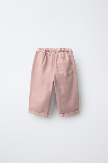 SOLID TWILL PANTS — Faded pink 2