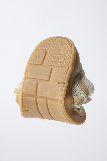 TENNIS BAREFOOT RÉSILLE - Beige clair de Zara - Image 2