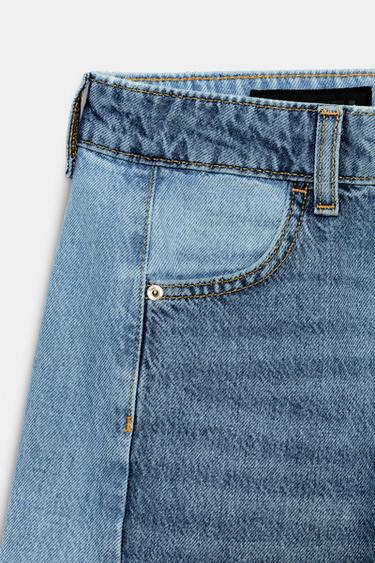 Z1975 COMBINED BARREL MID-WAIST JEANS - Mid-blue by Zara - Image 7
