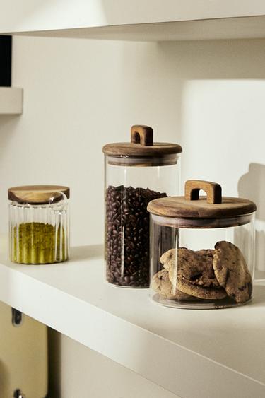 SMALL WIDE JAR - Light beige by Zara