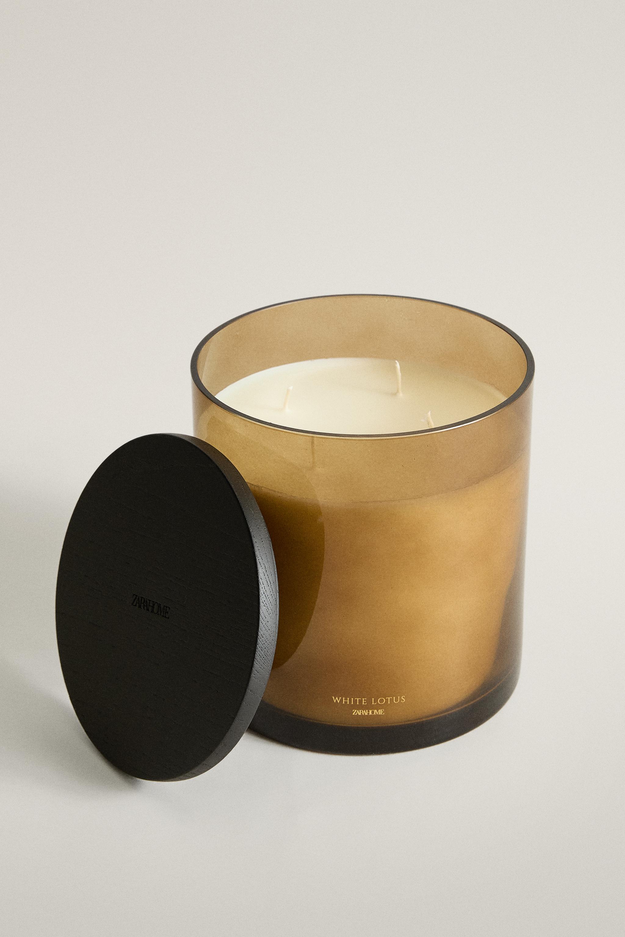 2 KG) WHITE LOTUS SCENTED CANDLE - Intense red | ZARA United States