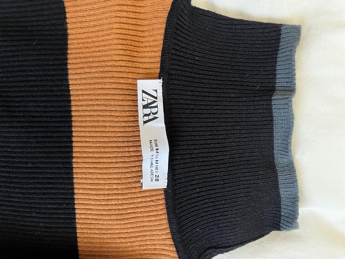 STRIPED HIGH NECK SWEATER - Image 3