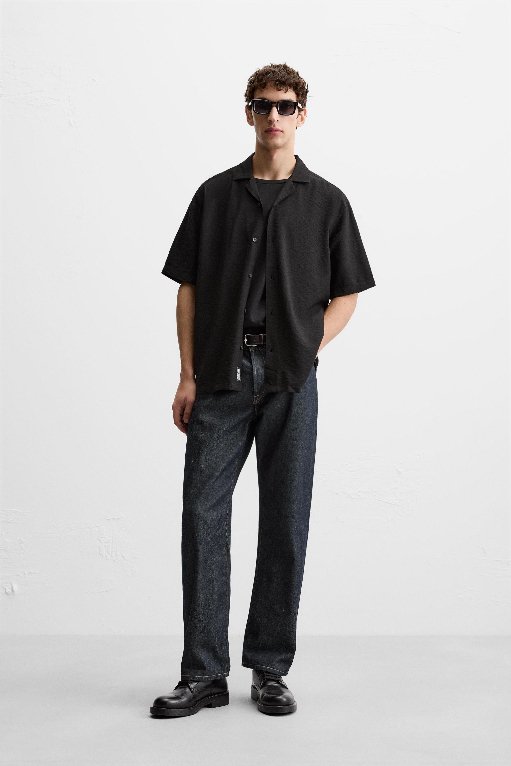 RELAXED FIT FLOWY SHIRT - White | ZARA United States