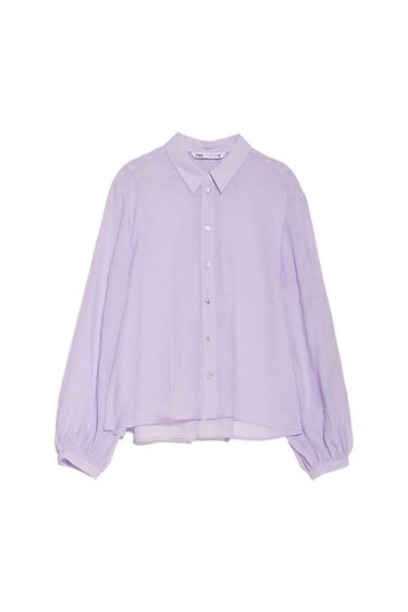 PLEATED BACK TOP