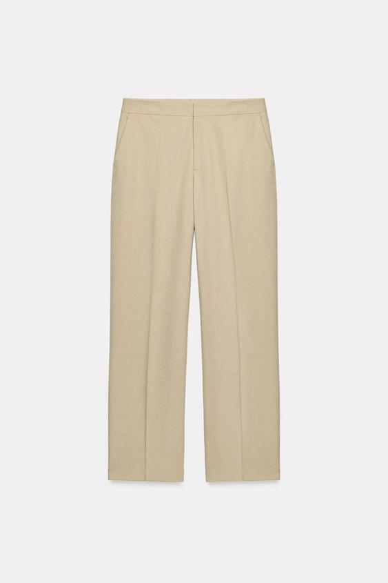PANTALÓN RECTO - Arena de Zara - Imagen 0