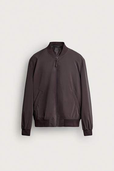 LIGHTWEIGHT BOMBER JACKET - Brown by Zara