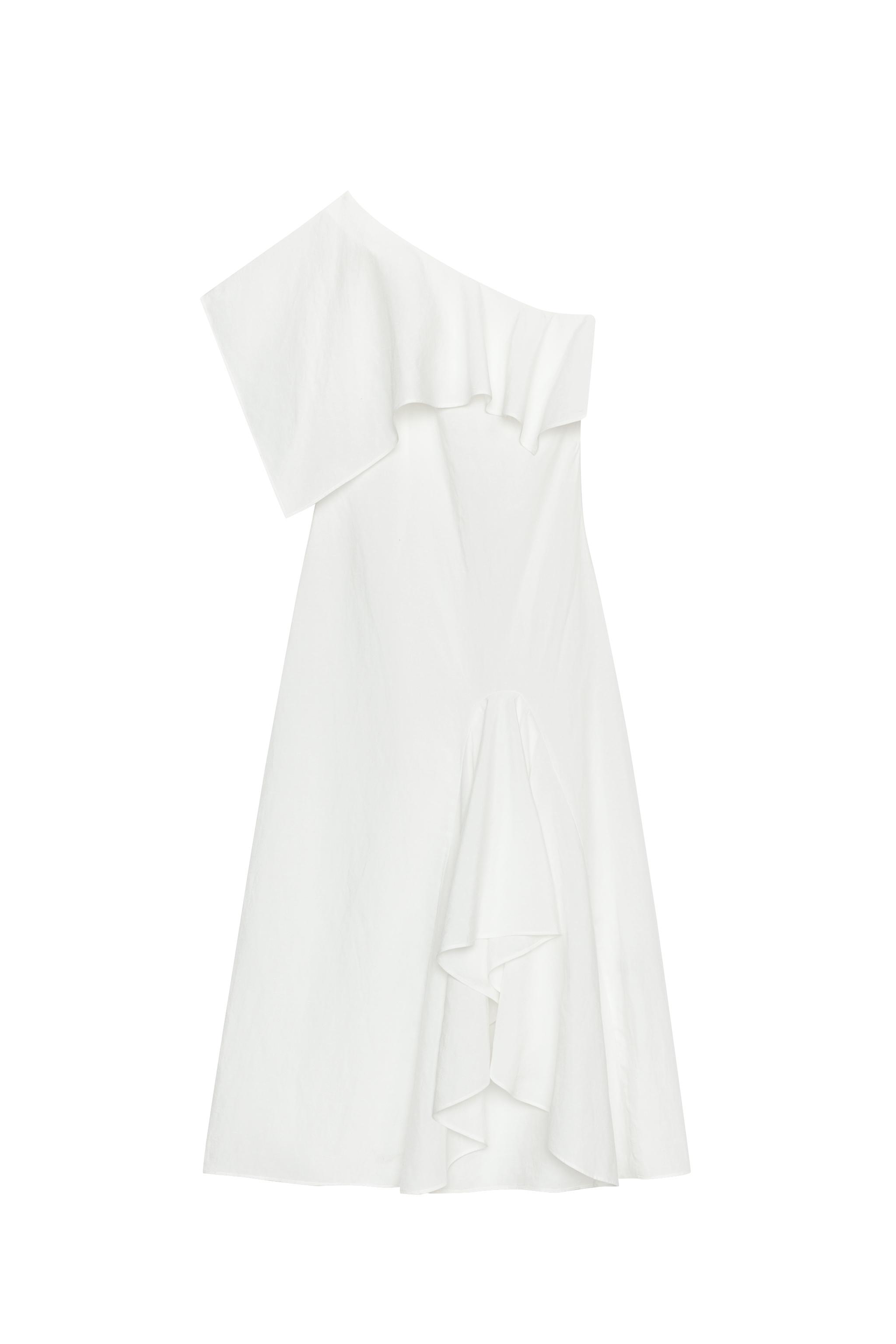 seina midi dress in natural linen Theodora Caftan Dress main image 1