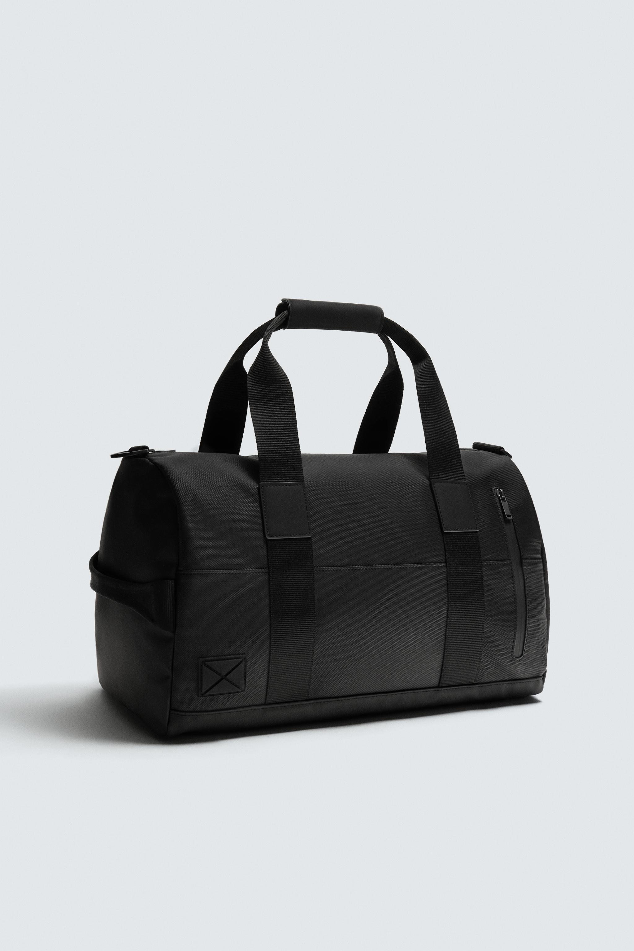 テクスチャー入りトラベルバッグ - ブラック | ZARA Japan / 日本