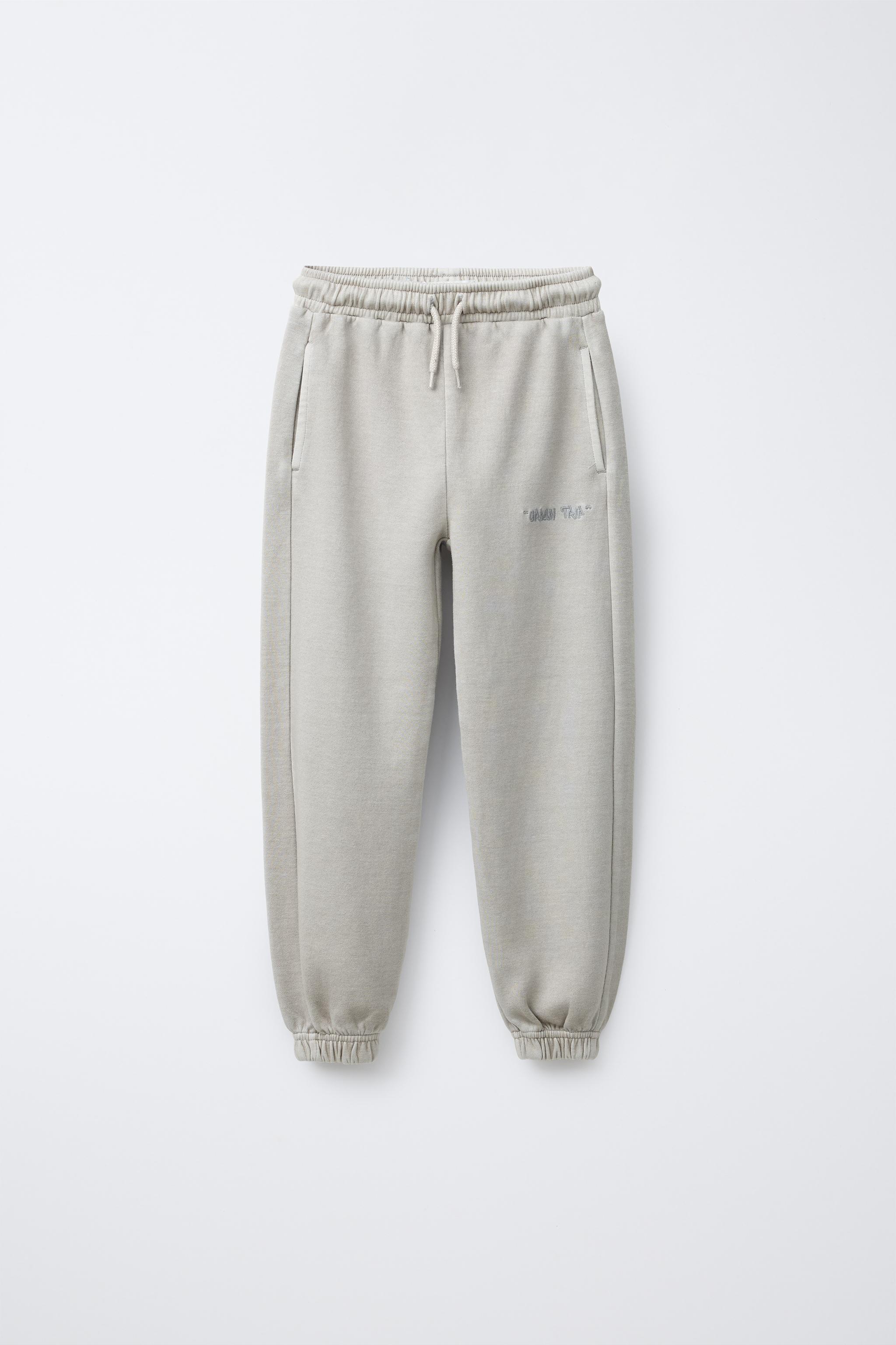 INTERLOCK SWEATSHIRT AND JOGGER TROUSERS SET - Ice | ZARA South Africa