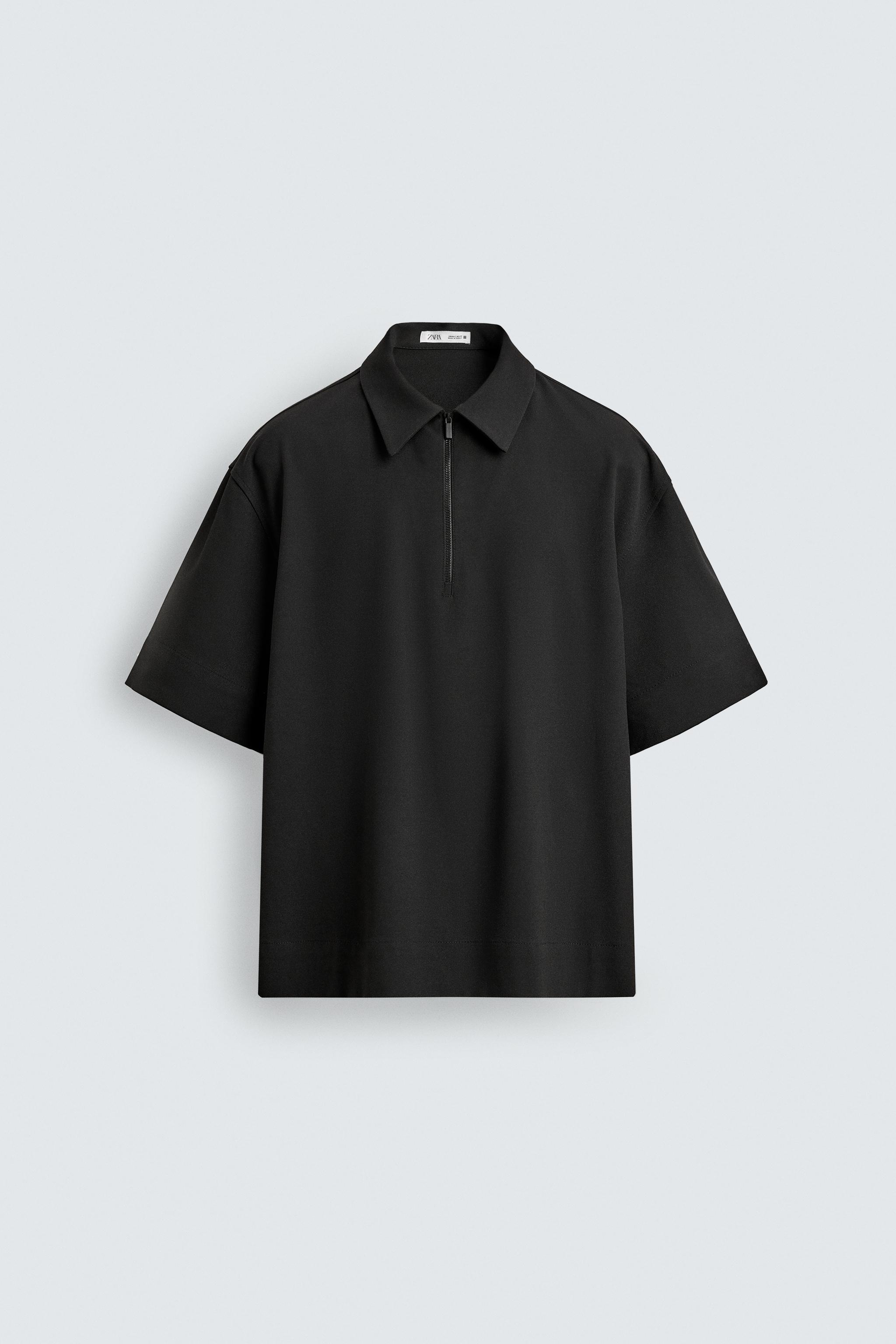 TECHNICAL ZIP POLO SHIRT