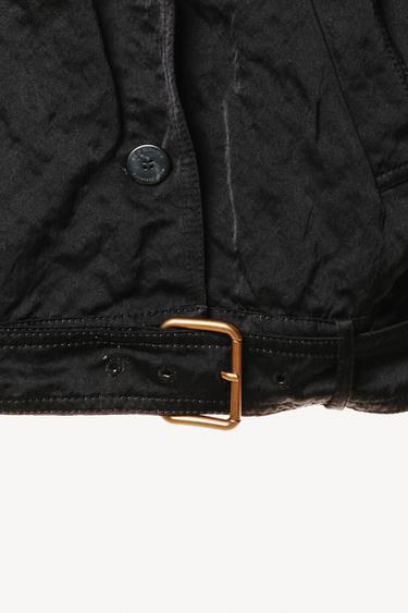 SHORT BELTED JACKET WILLY CHAVARRIA X ZARA - Black by Zara - Image 6