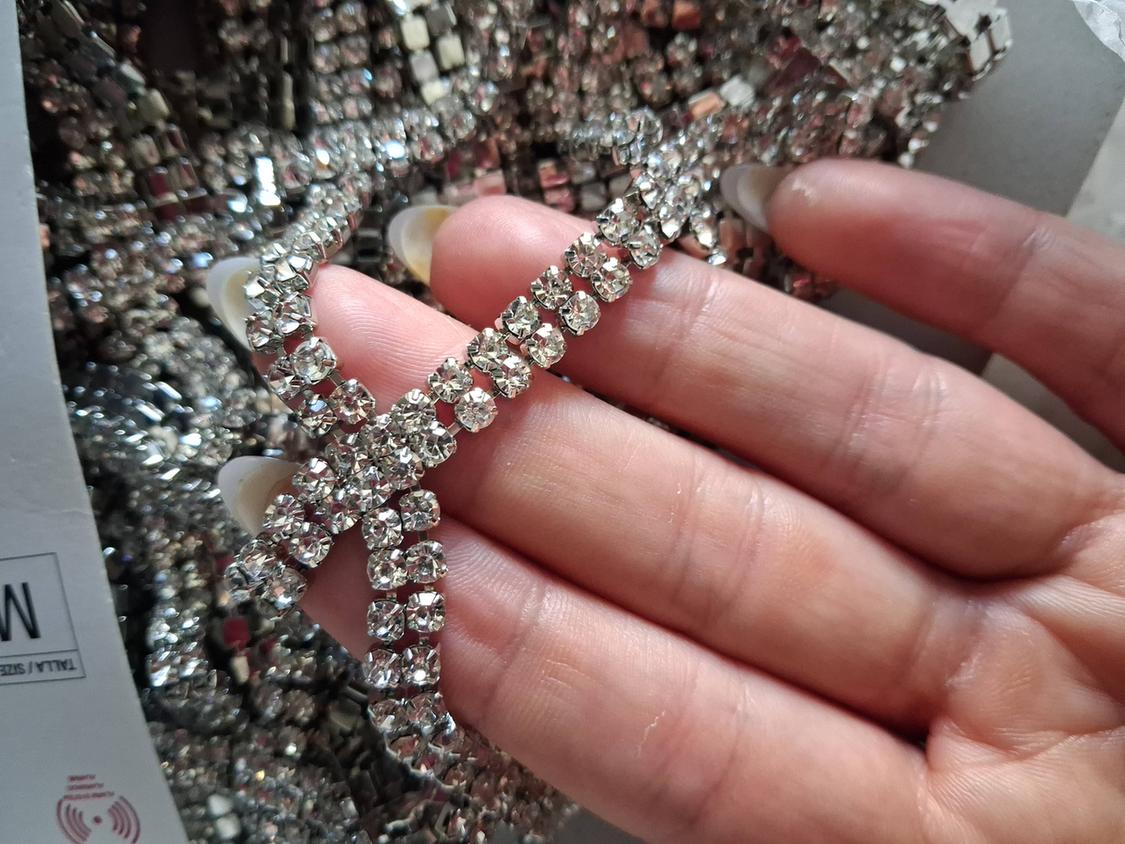 RHINESTONE HALTER TOP - Image 3