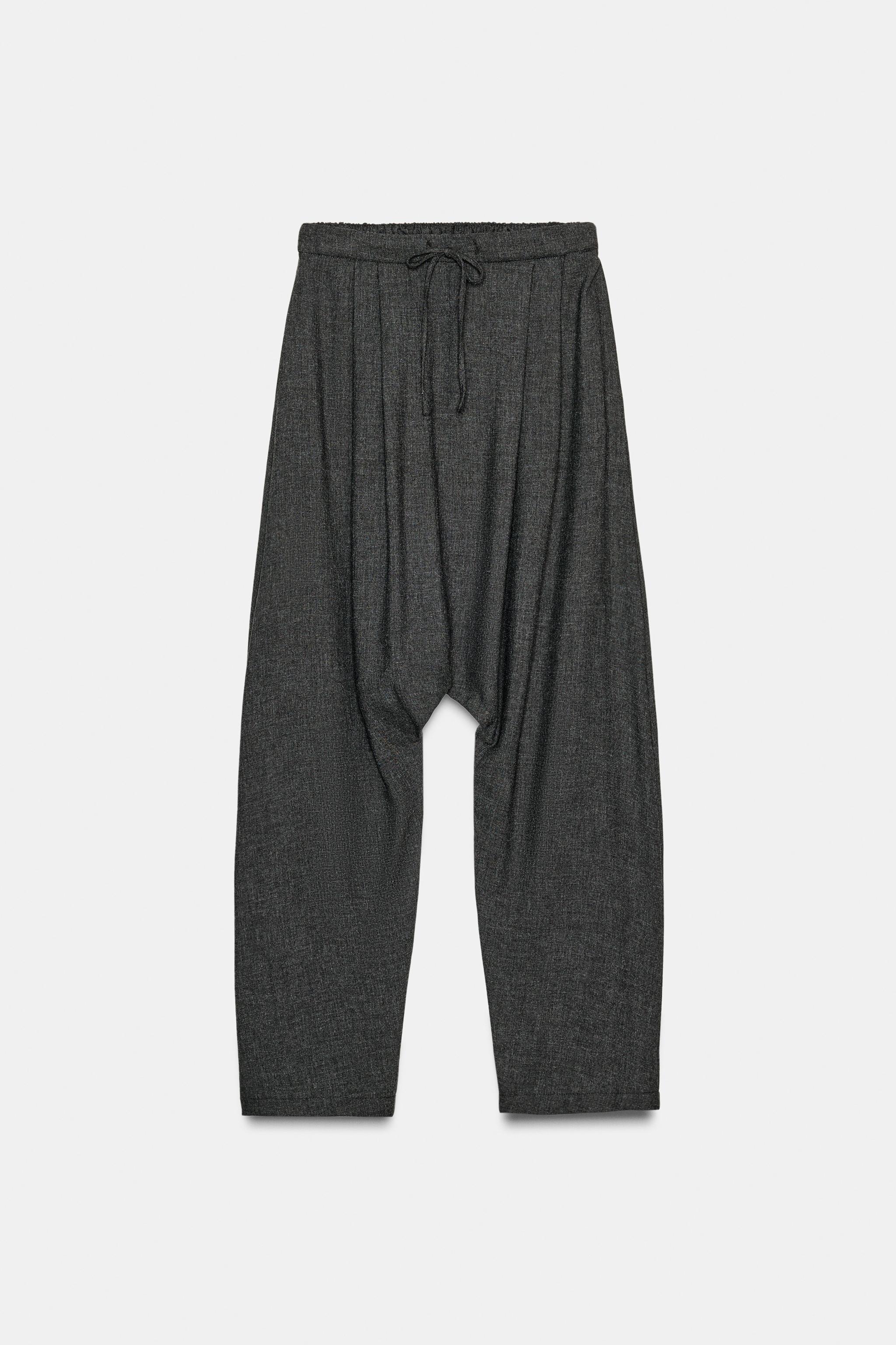 ZW COLLECTION LIMITED EDITION BAGGY PANTS - Gray | ZARA Canada