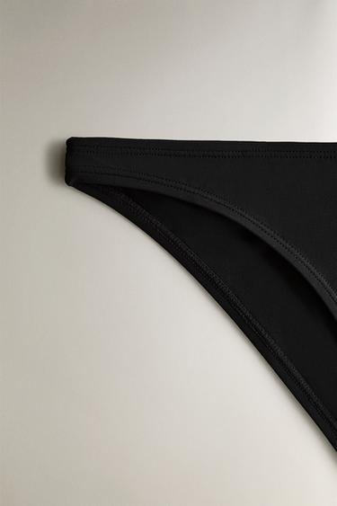 CULOTTE DE BIKINI DE PLAGE - Noir de Zara - Image 1
