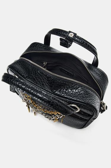 SAC À CHARMS ET DÉTAILS - Noir de Zara - Image 4