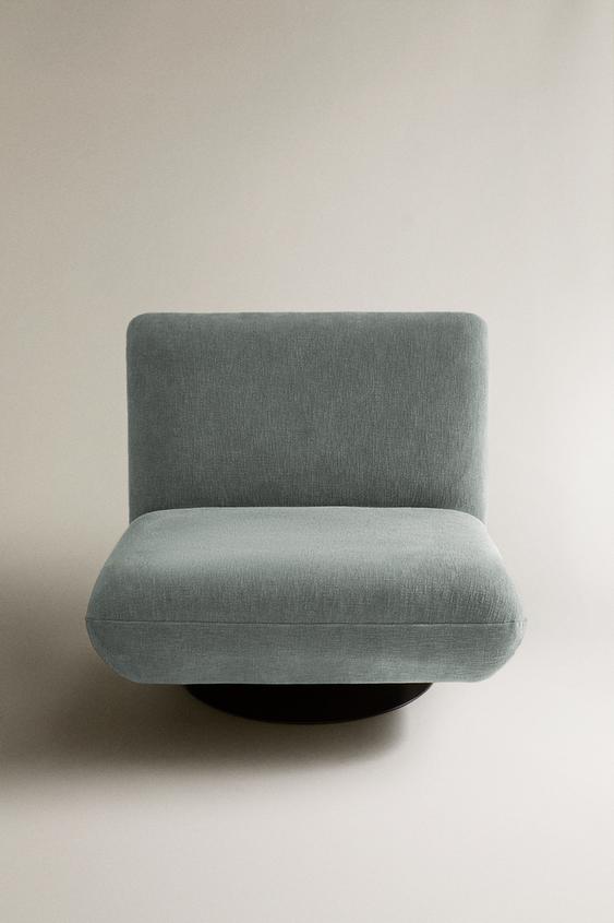 SWIVEL ACCENT CHAIR - Duck blue by Zara - Image 0
