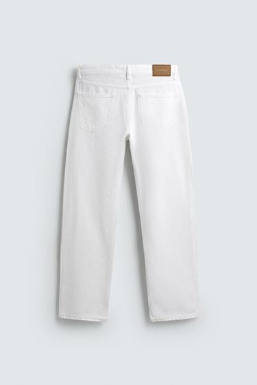 REGULAR FIT JEANS - White by Zara - Image 7