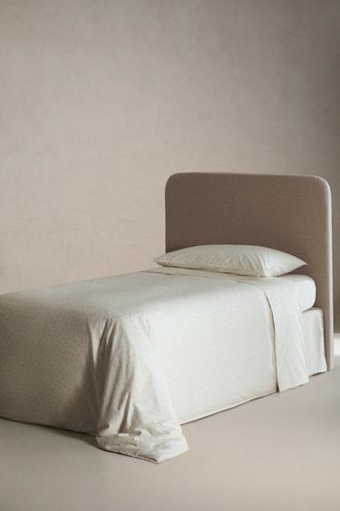 DRAP DE DESSUS ENFANT COTON MINIFLEUR - Bleuté de Zara - Image 1