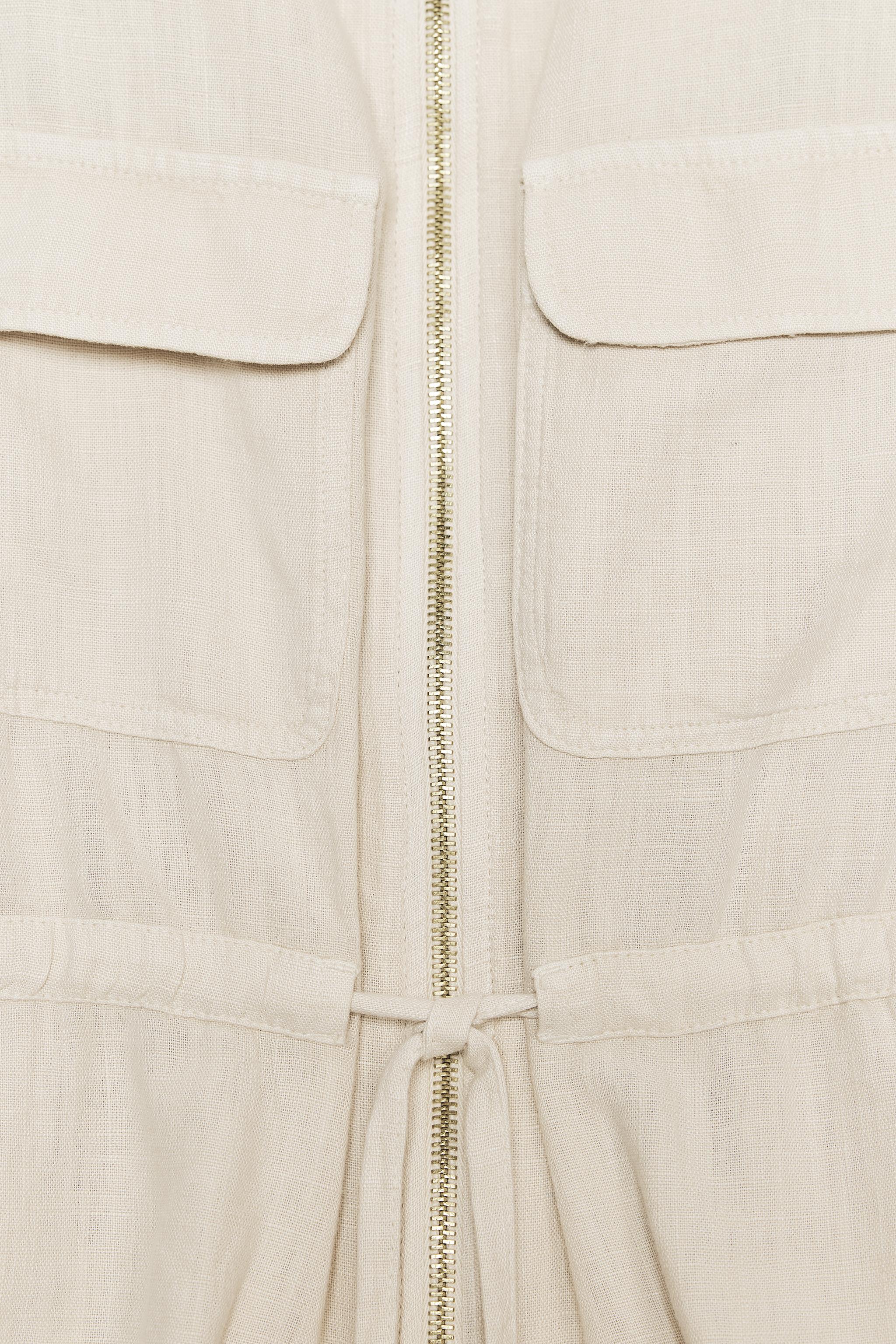 LINEN SAFARI SHIRT