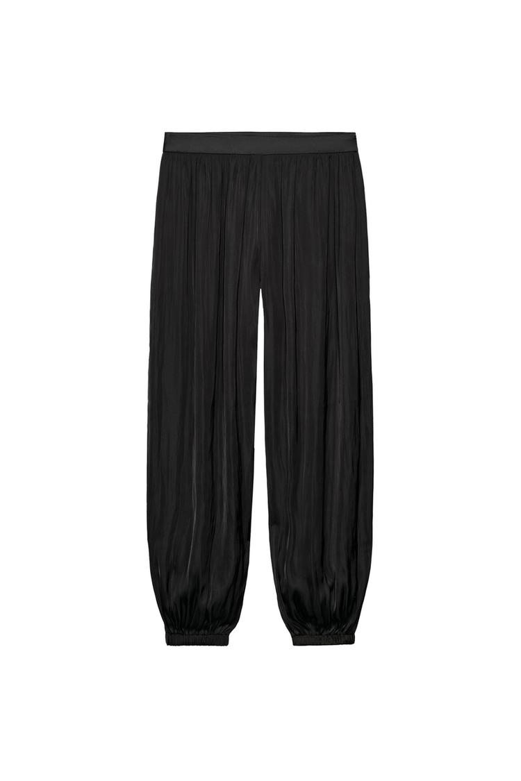 SATIN SAROUEL TROUSERS