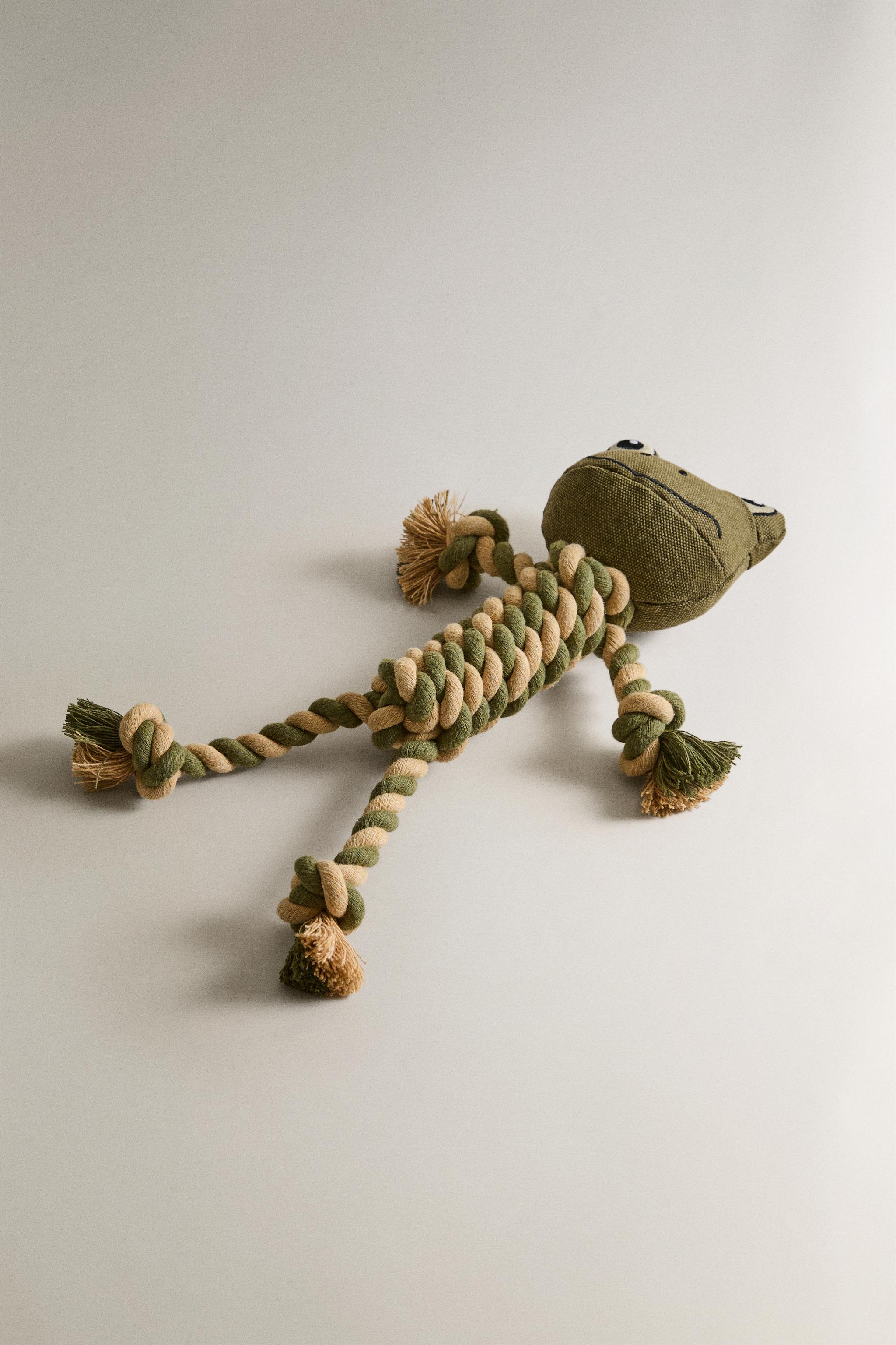 FROG PET TOY — Green