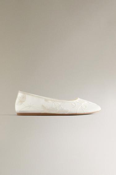 BALLERINA ORGANZA BESTICKT - Weiß von Zara - Bild 0