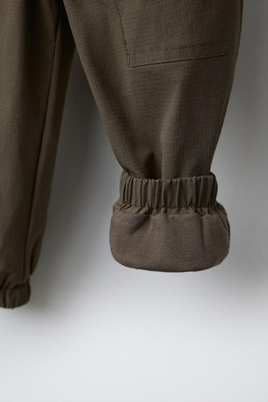 PANTALON DE JOGGING TECHNIQUE - Kaki de Zara - Image 4