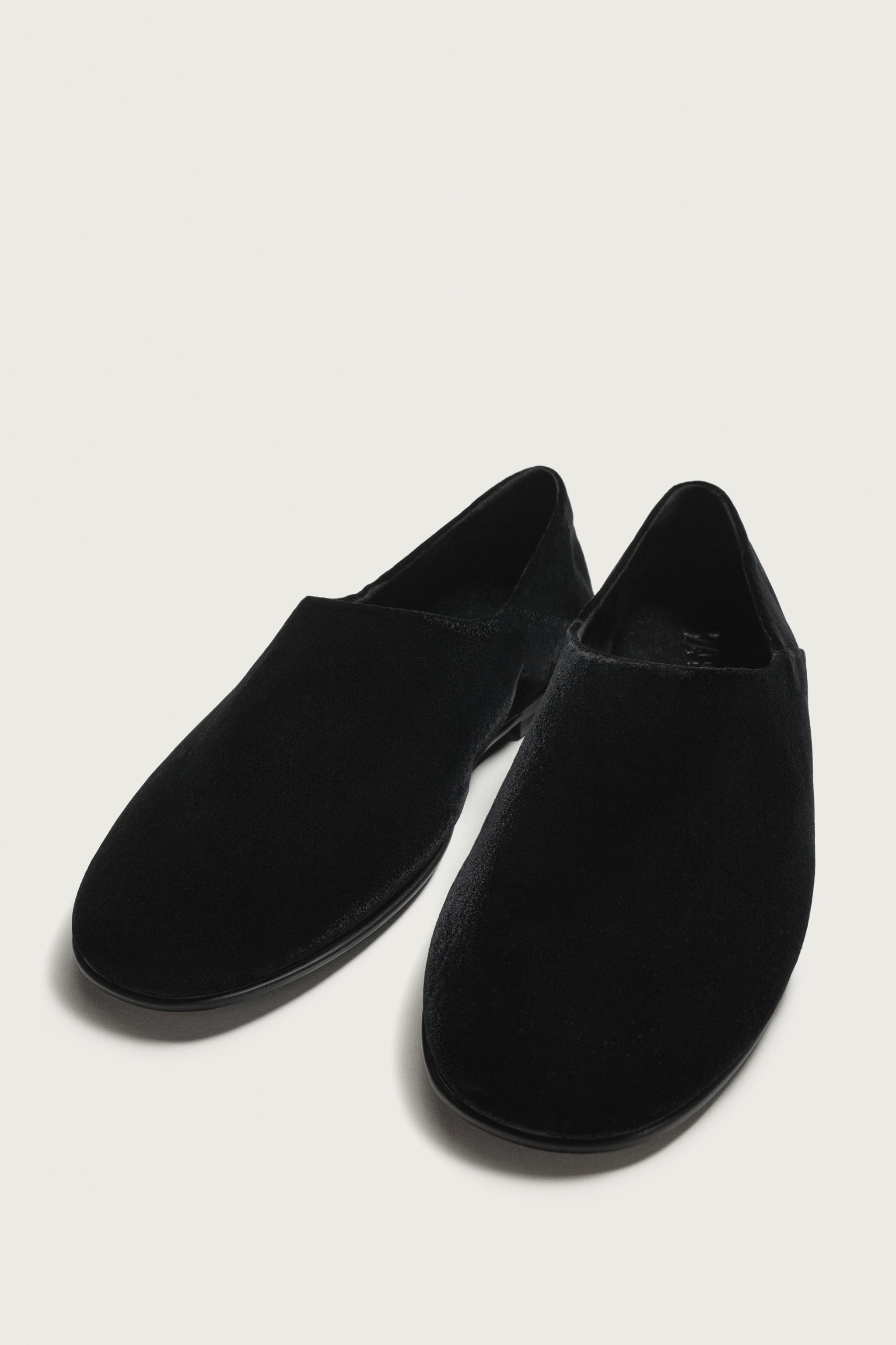 MOCASSINS EFFET VELOURS