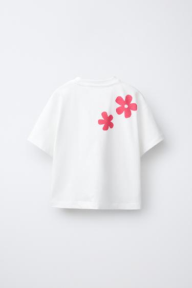 HAUT À FLEURS EN CROCHET - blanc de Zara - Image 1