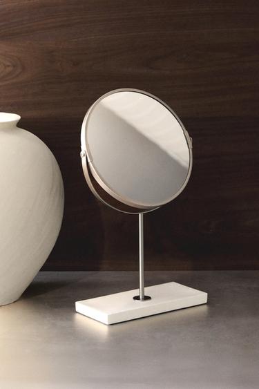 WHITE MARBLE VANITY MIRROR - أبيض الخاص بـ Zara
