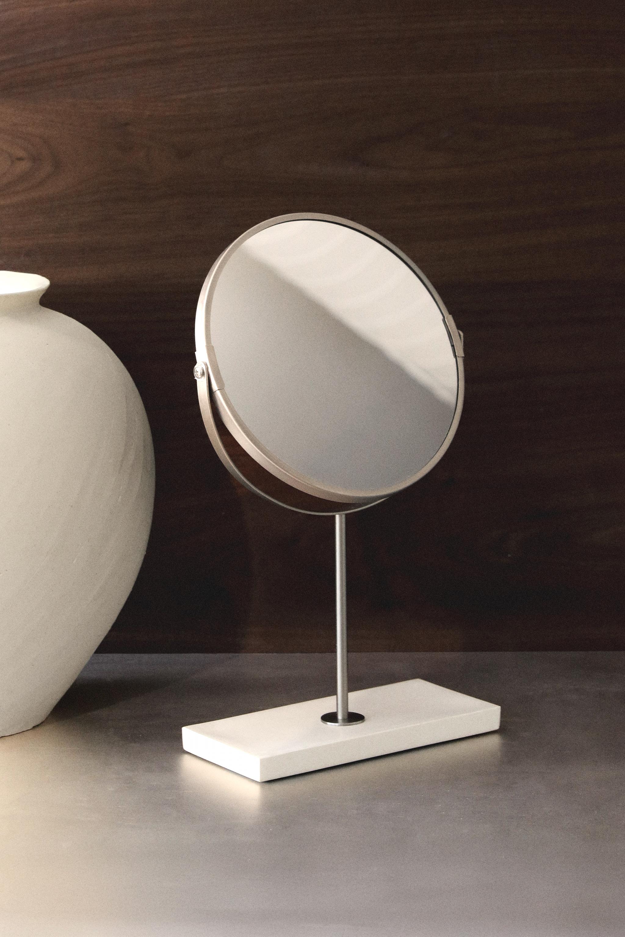 POLI MIROIR COIFFEUSE MARBRE