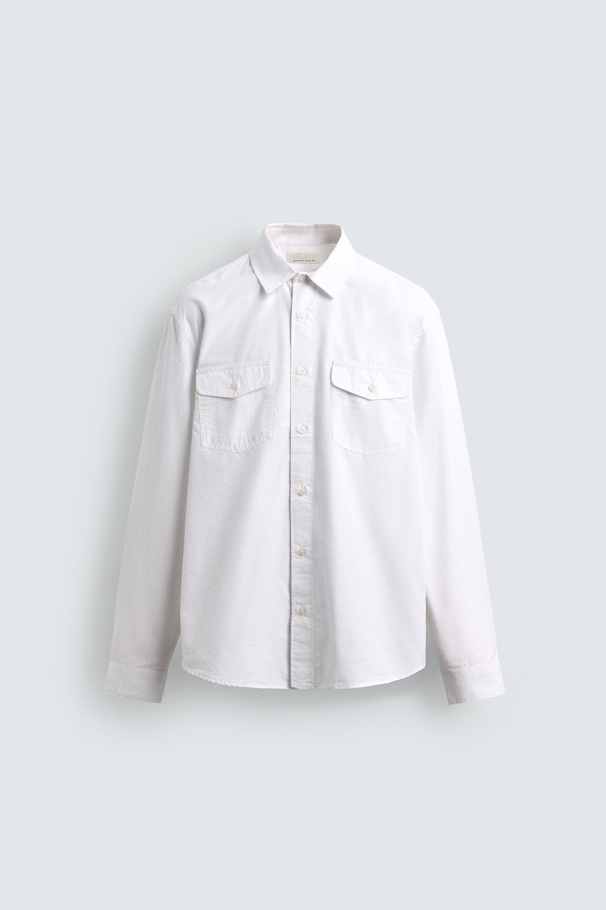 CHEMISE COTON - LYOCELL À POCHES