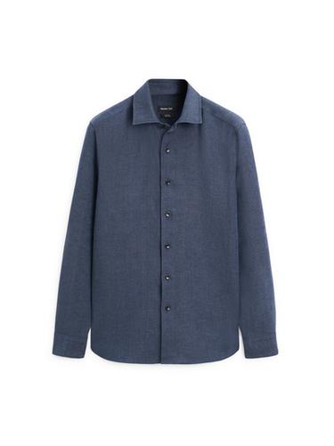 Zara 100% linen regular fit shirt - Faded blue