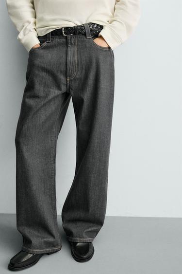 JEAN COUPE LOOSE - Gris bleu de Zara - Image 4