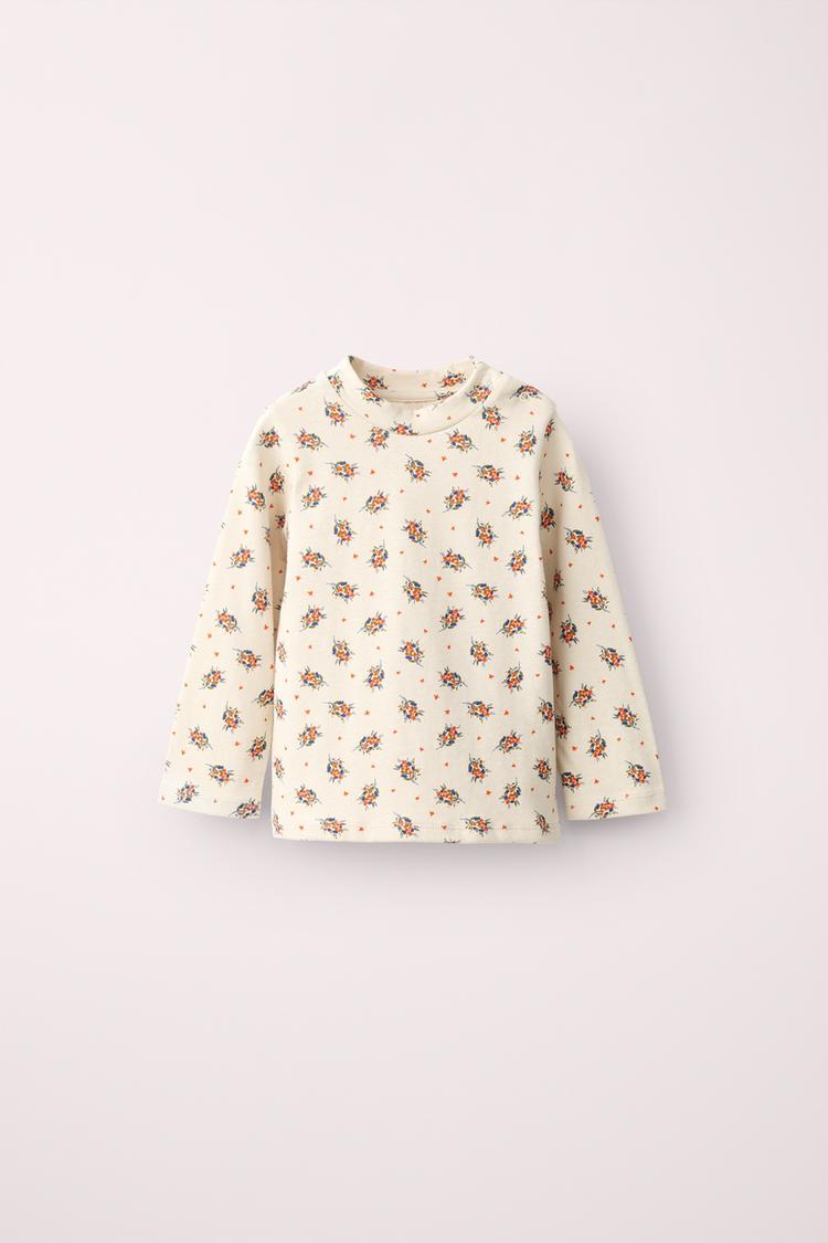 Camiseta estampado flores created by caramel london x zara