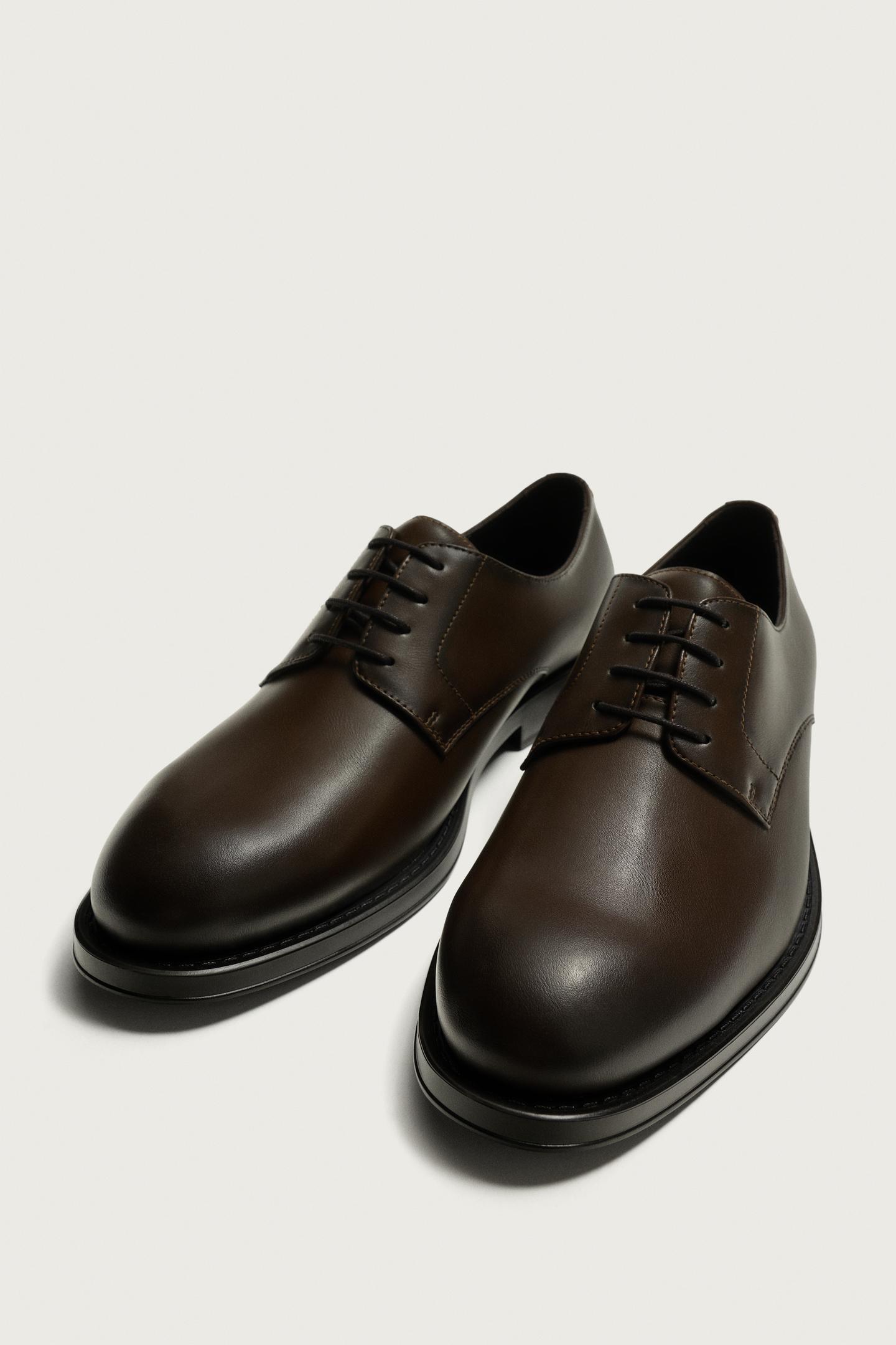 Мужские туфли Zara Dress Shoes, цвет: Коричневый — фото 5