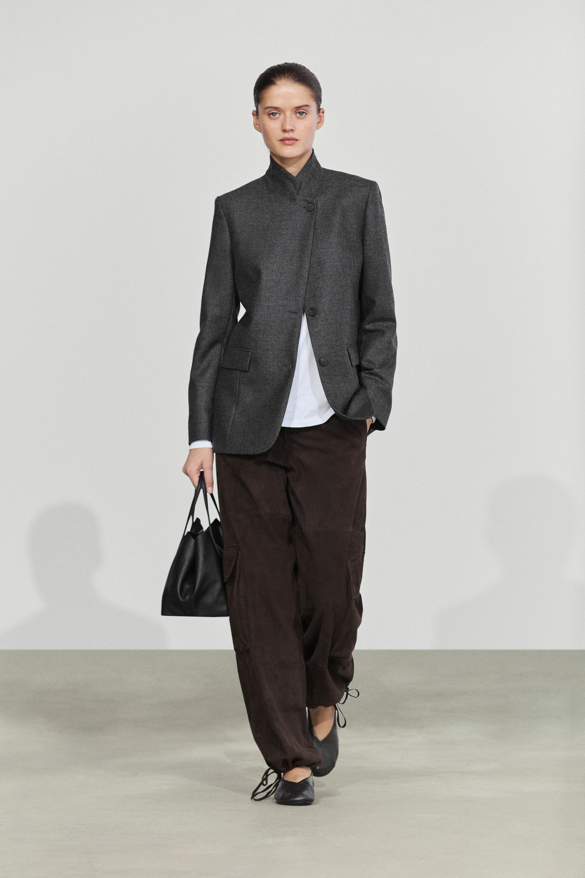 Veste de costume en flanelle 100 % laine