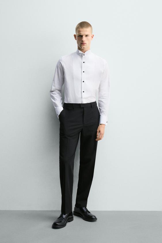FRENCH CUFF TUXEDO SHIRT from Zara - $79.90