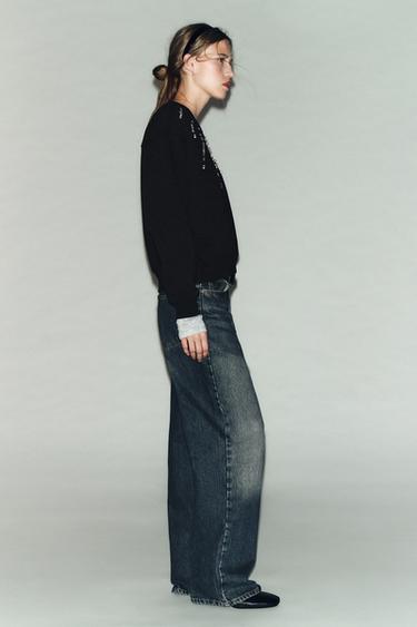JEWEL SWEATSHIRT - Black by Zara - Image 2