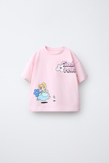 T-SHIRT IMPRIMÉ CENDRILLON PRINCESSES © DISNEY - Rose de Zara - Image 0
