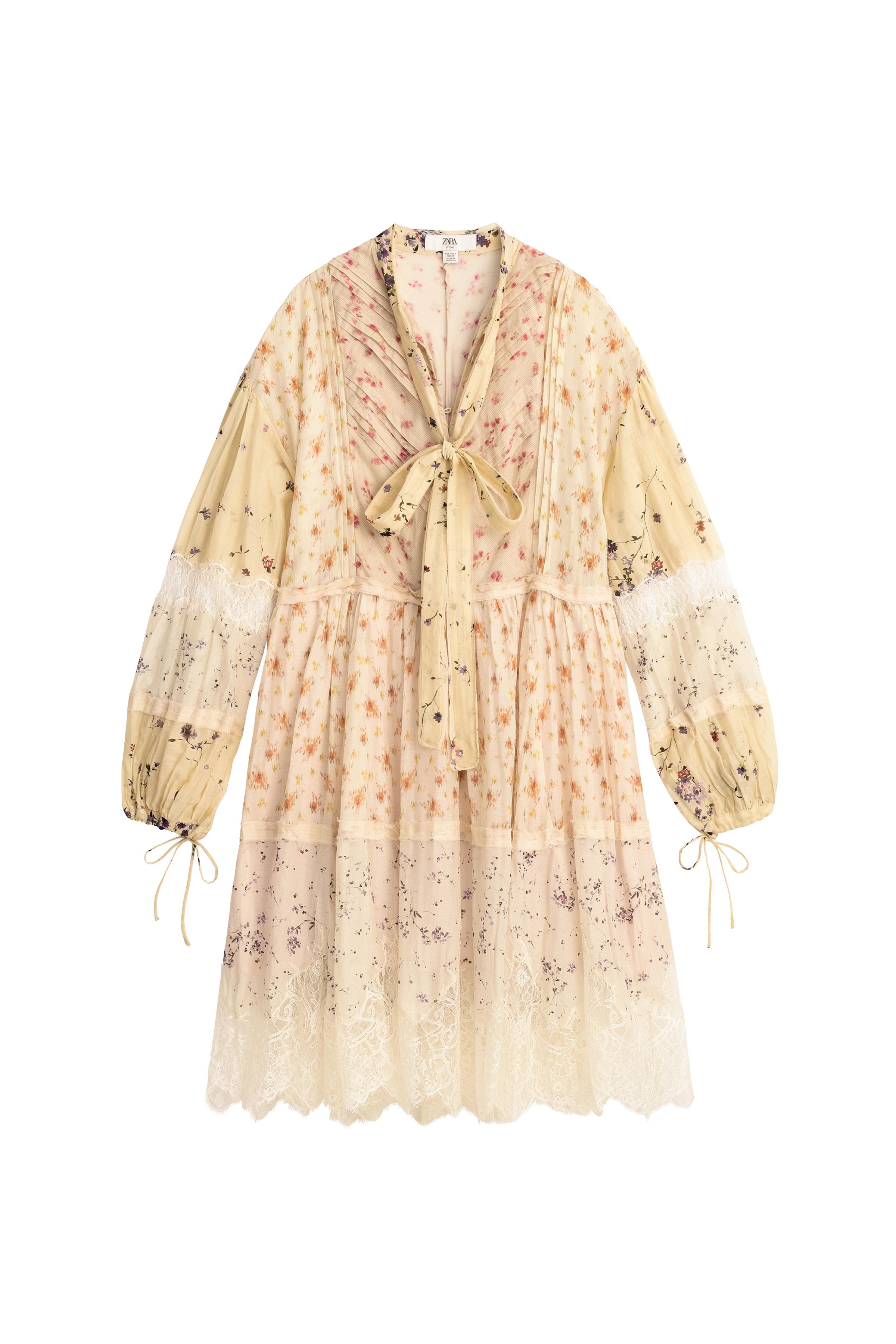 LIMITED EDITION DESENLİ YAMALI ELBİSE