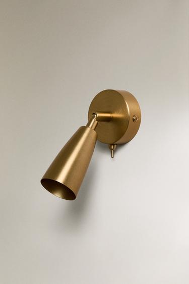 Zara SPOTLIGHT | METAL WALL SCONCE - Golden - Image 0