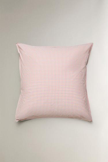 KIDS' COTTON GINGHAM PILLOWCASE — Multicolored 2
