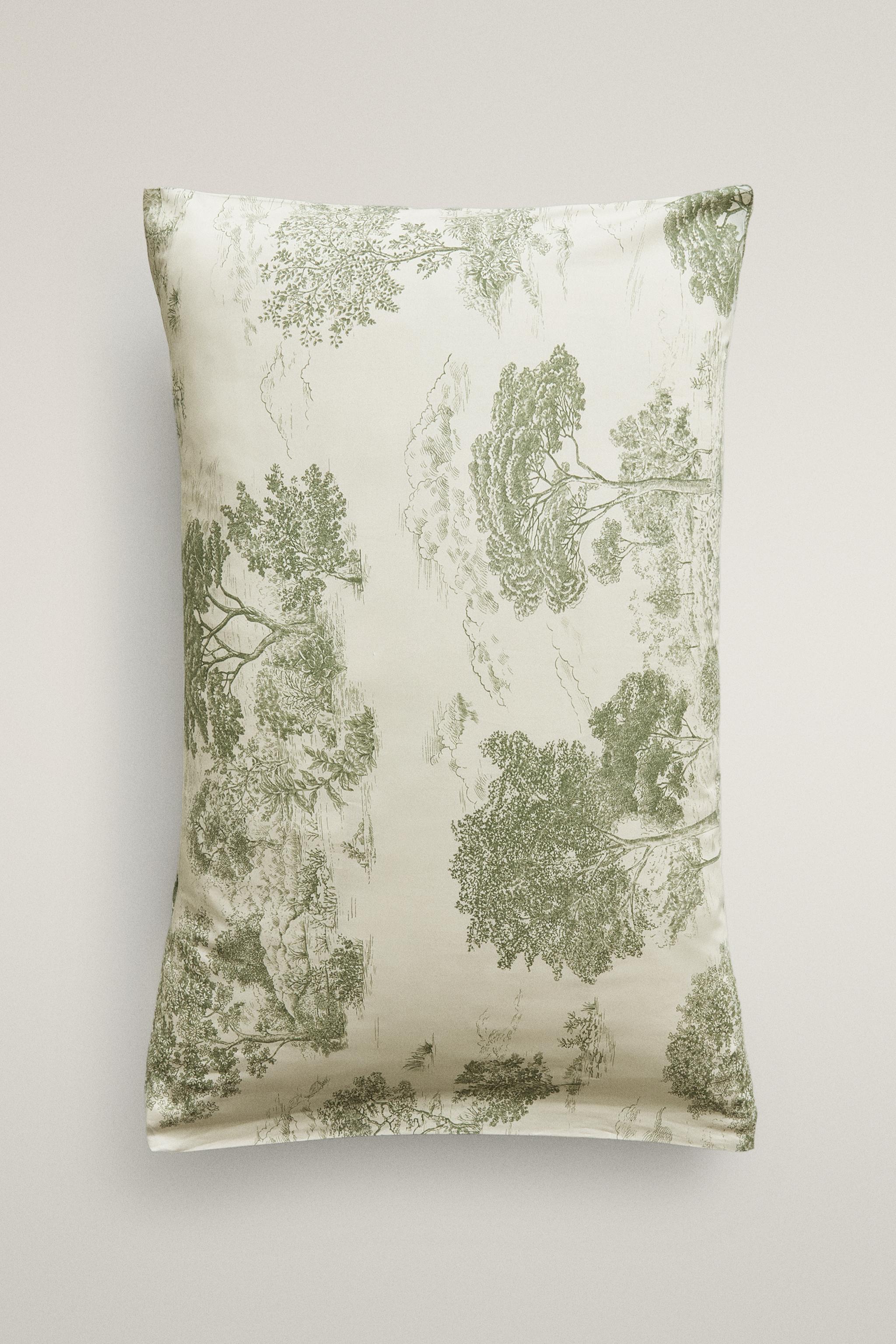 TOILE DE JOUY SATEEN PILLOWCASE (300 THREAD COUNT)