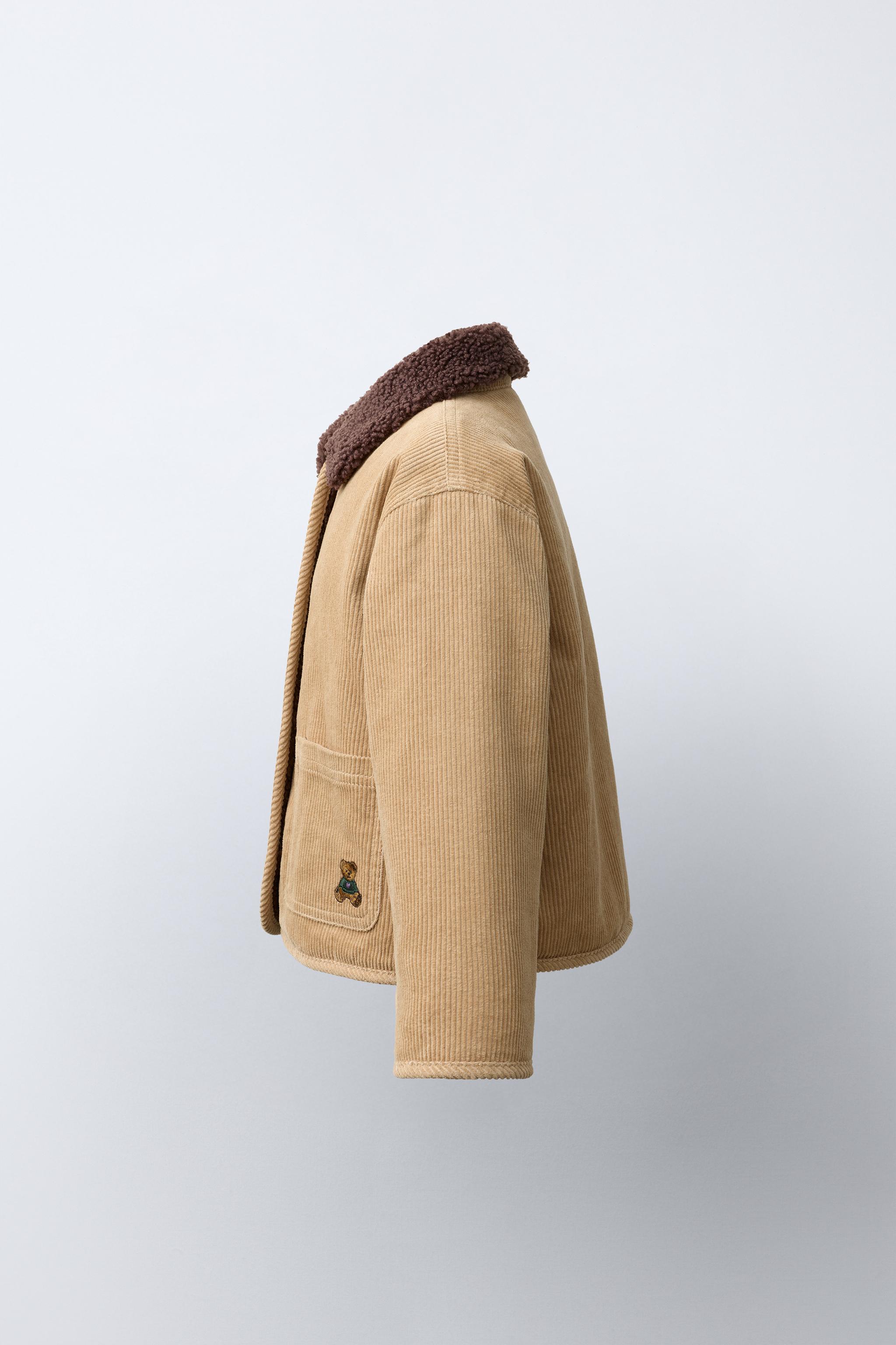 BLOUSON DAIM PANA BORREGUILLO OSITO BORDADO