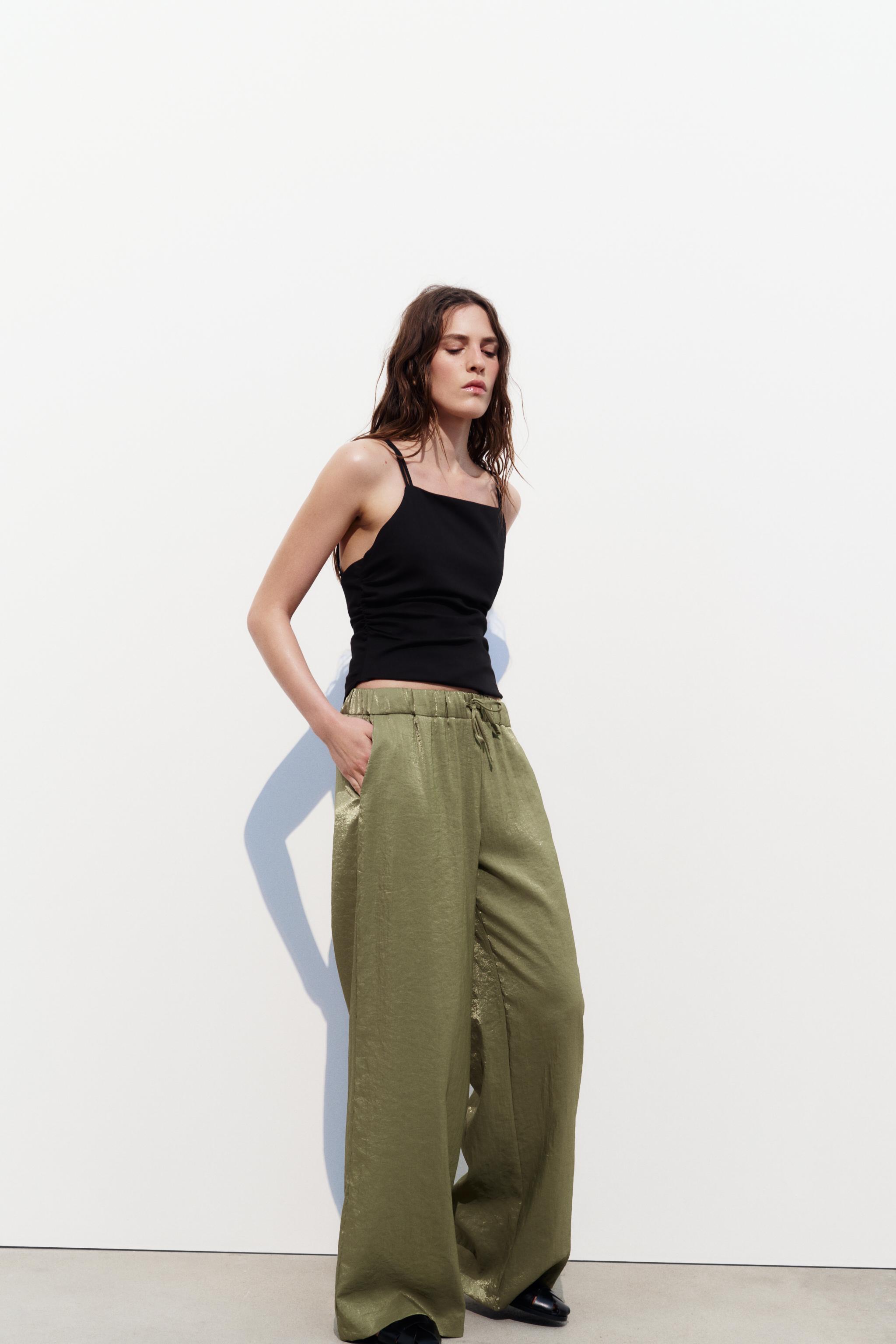 Zara Fasion Regular Fit Women Yellow Trousers - Buy Zara Fasion Regular Fit  Women Yellow Trousers Online at Best Prices in India