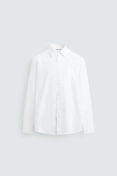 Zara REGULAR FIT SHIRT - White